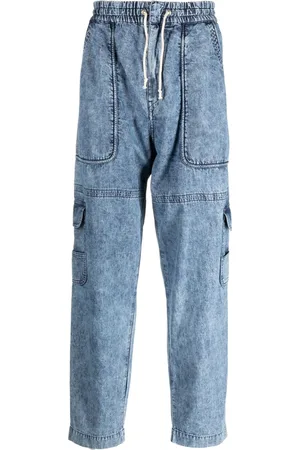Isabel Marant Drawstring cargo cotton trousers