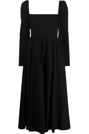 Reformation Elly square-neck midi dress