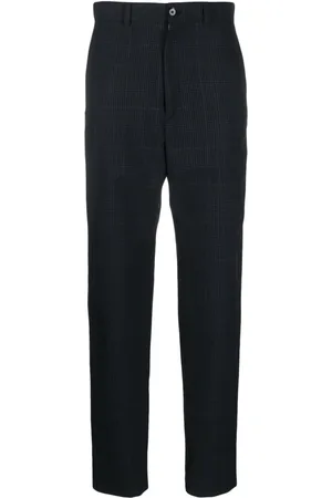 LEMAIRE Check-pattern tapered trousers