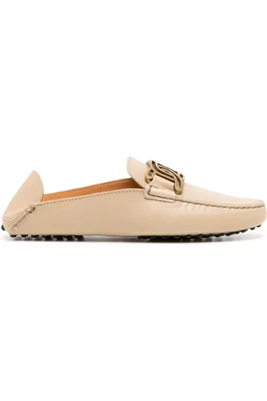 Tod's Logo-plaque round-toe loafers