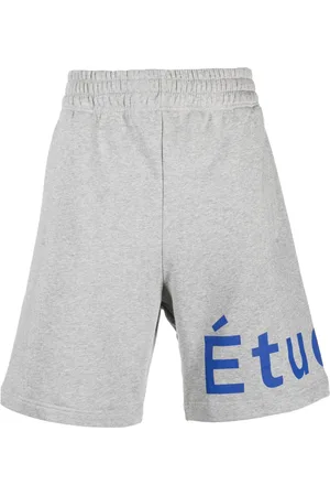 Etudes Logo-print organic cotton shorts