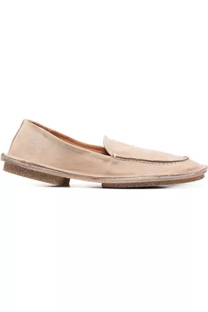 Moma Exposed-seam suede loafers
