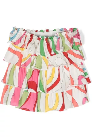 PUCCI Junior Ruffled-layers miniskirt