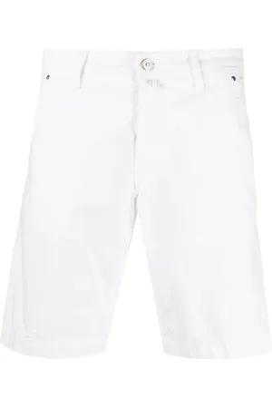 Jacob Cohen Logo-patch cotton shorts