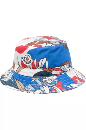 Moncler Men Hats - Floral-print cotton bucket hat