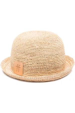 FORTE FORTE Women Hats - Logo-patch interwoven hat