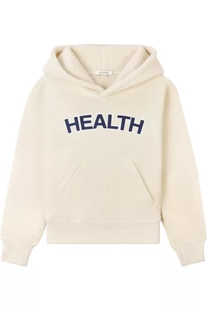 Sporty & Rich Health bouclé cropped hoodie