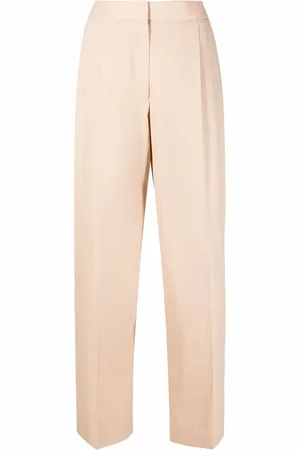 Jil Sander High-waisted cotton trousers
