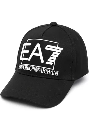 EA7 Men Caps - Logo-print baseball cap