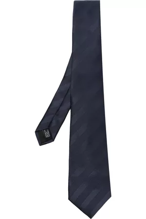 Lanvin Men Bow Ties - Striped silk tie