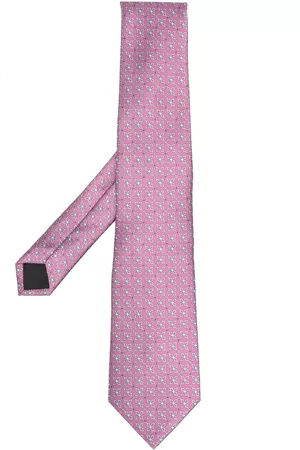 Lanvin Men Bow Ties - Printed silk tie
