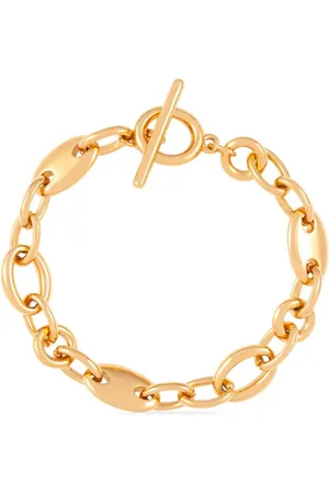 Monet 1980s cable-link toggle bracelet