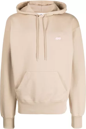 Soulland Embroidered logo long-sleeve hoodie