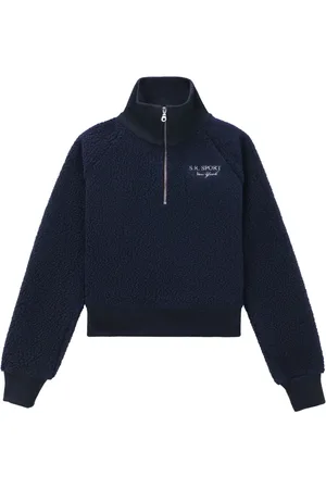 Sporty & Rich Half-zip fleece sweatshirt