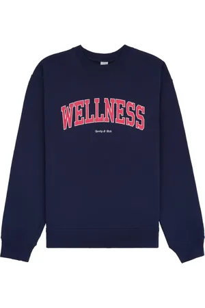 Sporty & Rich Wellness crew-neck cotton sweatshirt