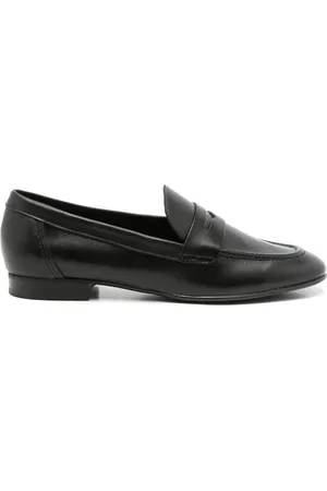 Studio Chofakian Almond toe leather loafers