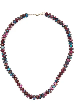 JIA JIA 14kt yellow gold Purple Dahlia turquoise necklace