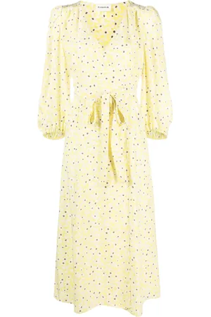P.A.R.O.S.H. Floral-print silk wrap dress