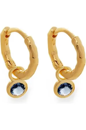 Monica Vinader Lolite huggie earrings