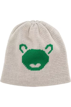 LITTLE BEAR Beanies - Reversible knit beanie