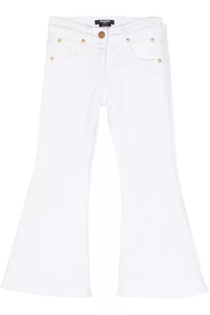 Balmain Jeans - Logo-patch flared jeans