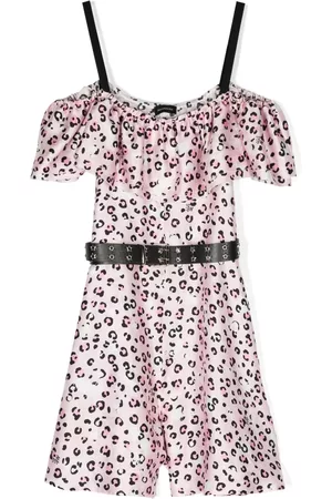 MONNALISA Girls Playsuits - Leopard-print playsuit