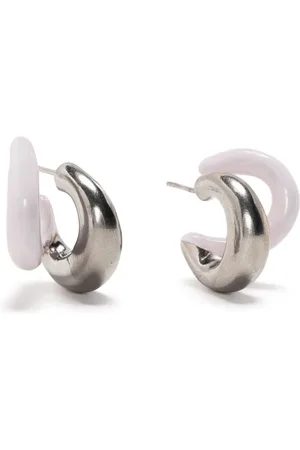 Panconesi Chunky half hoop earrings