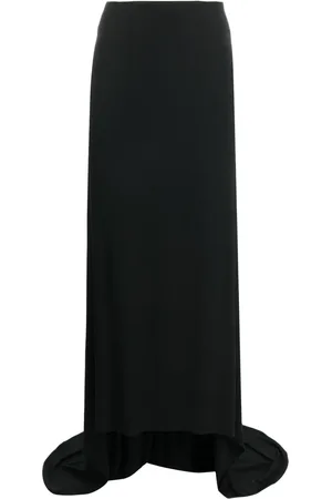 MAGDA BUTRYM Floor-length asymmetric draped skirt