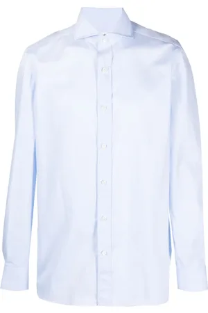 LUIGI BORRELLI NAPOLI Long-sleeve cotton shirt