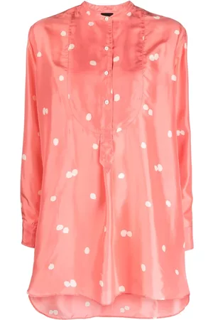 Aspesi Polka dot-print silk tunic