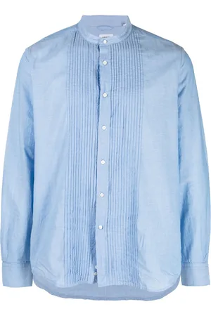 Aspesi Pintuck-detail long-sleeved shirt