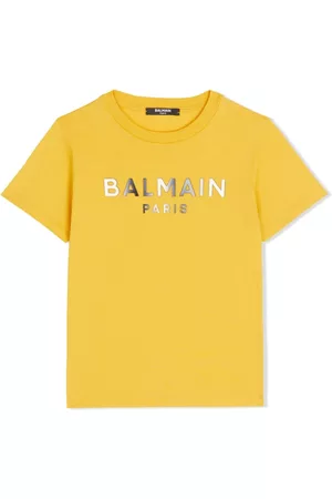 Balmain Logo appliqué cotton T-shirt