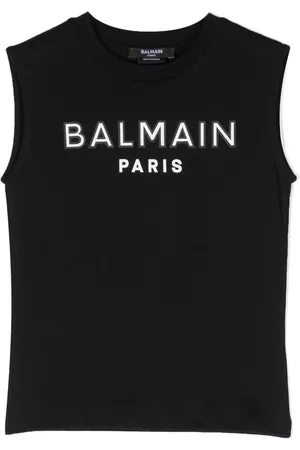 Balmain Logo-print tank top
