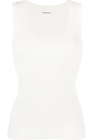 P.A.R.O.S.H. U-neck knitted tank top