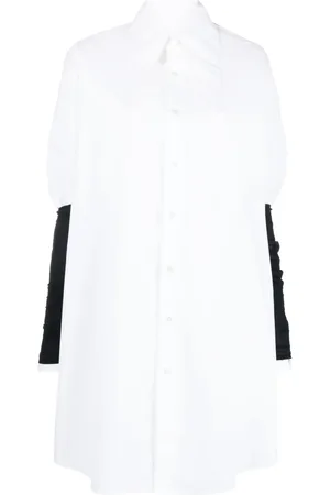 Maison Margiela Contrast-sleeve long shirt