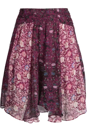 Isabel Marant Floral-print cotton-silk miniskirt