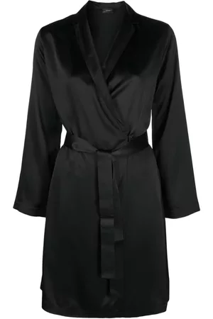 La Perla Women Short Sleeve - Long-sleeve short silk robe