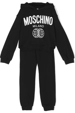 Moschino Tracksuits - Logo-print cotton tracksuit