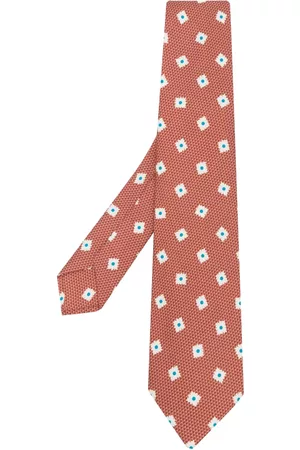 BARBA Men Bow Ties - Graphic-print silk tie