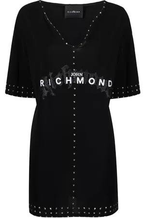 John Richmond Women Blouses - Logo-embroidered V-neck blouse
