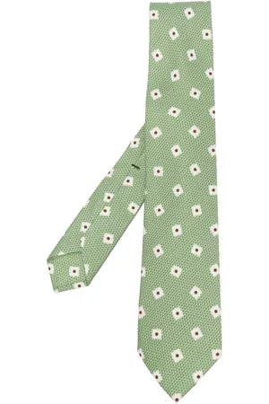 BARBA Men Bow Ties - Graphic-print silk tie