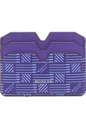 MOREAU Logo-print leather card holder