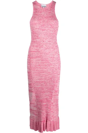 Ganni Knitted midi dress