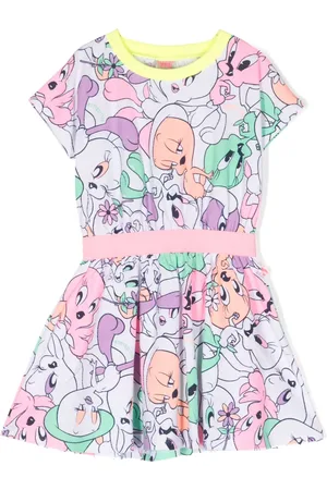Billieblush Tweety-print elasticated-waist dress