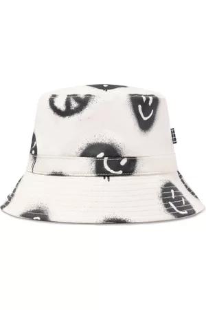 Molo Boys Hats - Smiley-print cotton bucket hat