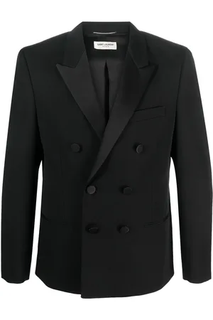 Saint Laurent Double-breasted wool blazer