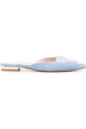 SOPHIA WEBSTER Butterfly suede mules