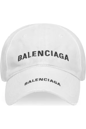 Balenciaga Women Caps - Double-logo baseball cap