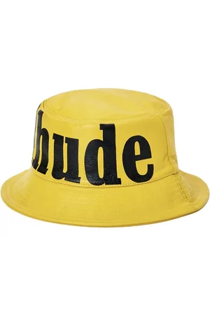 Rhude Men Hats - Logo-print bucket hat