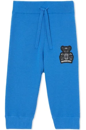 Burberry Thomas Bear appliqué cashmere tracksuit